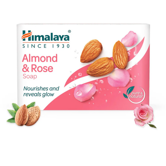 Himalaya Almond & Rose - ayurvedisk fast tvål, 75 g