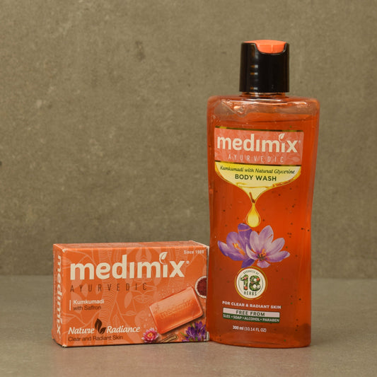 Medimix Kumkumadi duschtvål + fast tvål