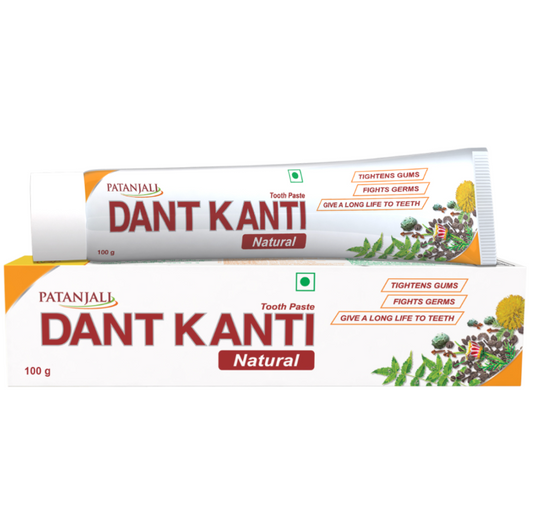 Patanjali Dant Kanti - ayurvedisk tandkräm, 100 g.
