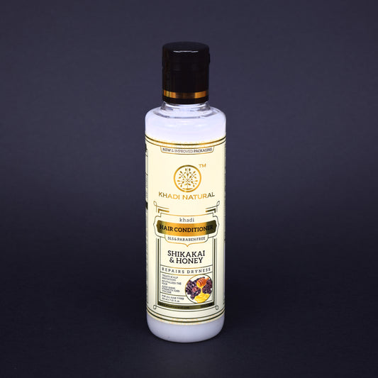 Khadi Natural Hair Conditioner Shikikai & Honey 210 ml