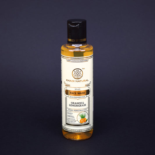 Khadi Natural Orange & Lemongrass Face Wash 210 ml