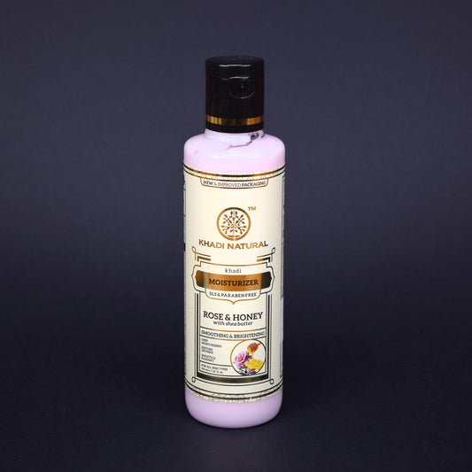 Khadi Natural Rose & Honey Herbal Moisturizer 210 ml