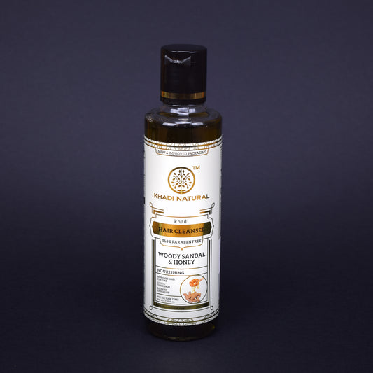 Khadi Natural Shampoo Woody Sandal & Honey 210 ml