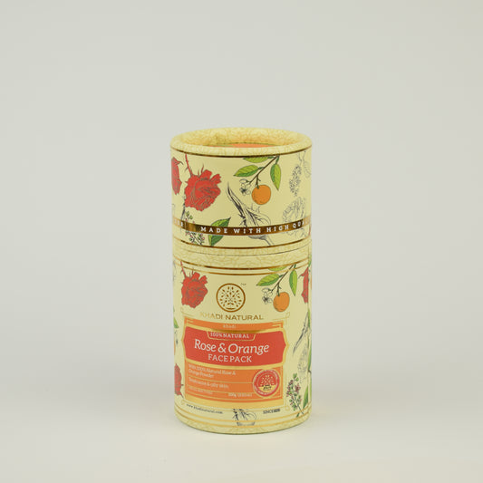 Khadi Natural Herbal Face Pack Rose & Orange 50 g