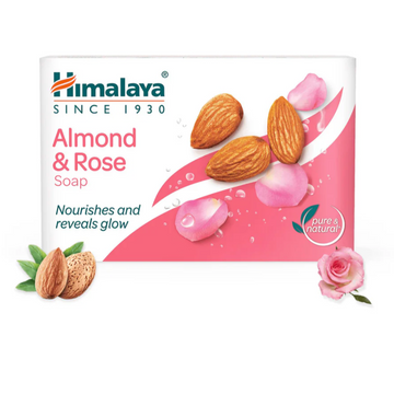 Himalaya Almond & Rose - ayurvedisk fast tvål, 75 g