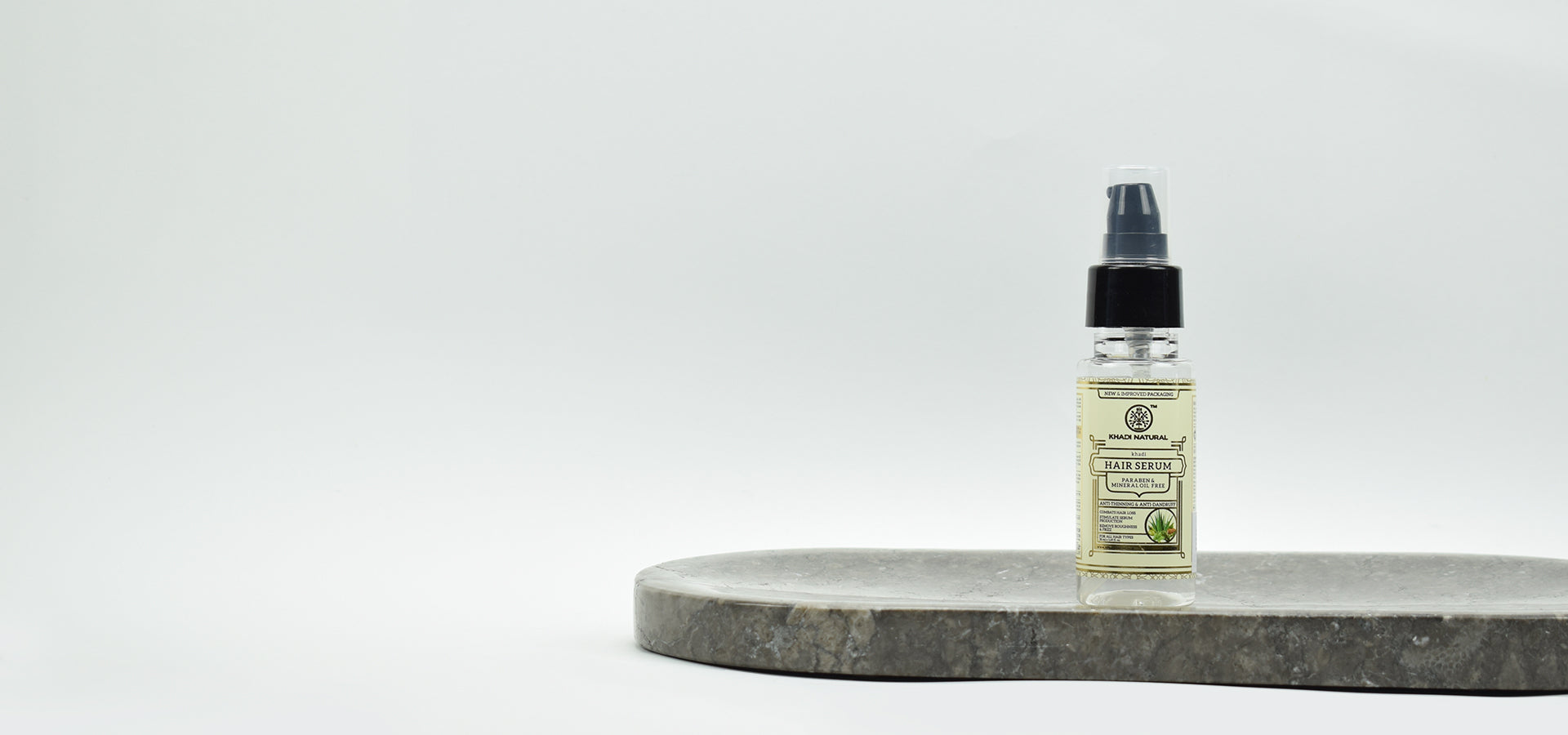 Khadi Natural Serum för hår. Vitamin- och mineralrikt.