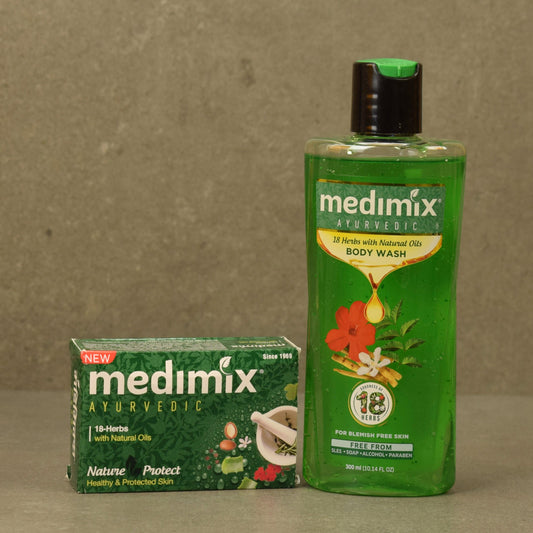 Medimix 18 Herbs duschtvål + fast tvål