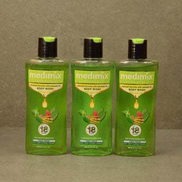 3 Medimix Bodywash Moisturising Lakshadi Oil - Ayurvedisk duschtvål