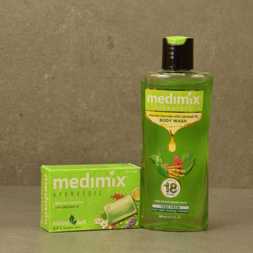 Medimix Moisturising Lakshadi Oil duschtvål + fast tvål
