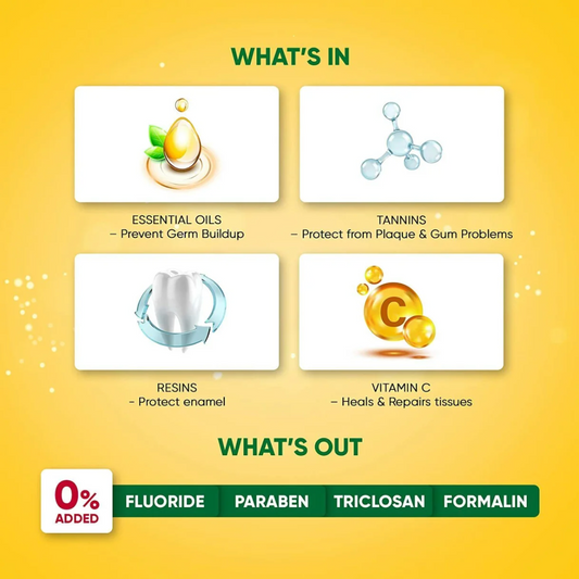 Meswak Dabur - ayurvedisk fluorfri tandkräm, 100g.