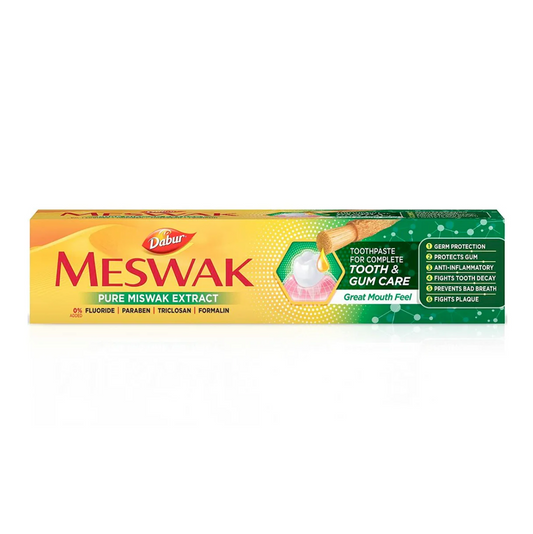 Meswak Dabur - ayurvedisk fluorfri tandkräm, 100g.