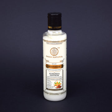 Khadi Natural Almond & Saffron Moisturizer 210 ml