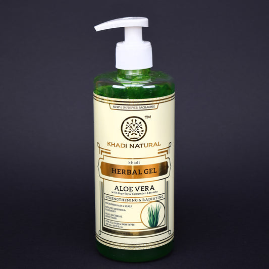 Khadi Natural Aloevera Facial Massage Gel with Liqorice & Cucumber 500 g