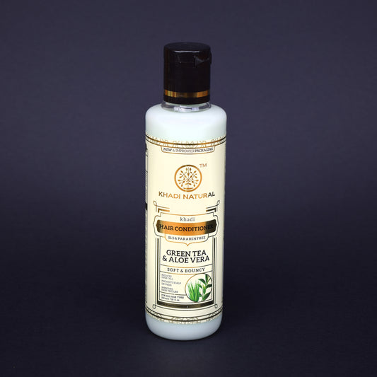 Khadi Natural Hair Conditioner Greentea & Aloevera 210 ml